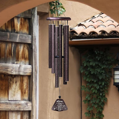 ZANIION Sympathy Memorial Gifts for Loss of Mom Wind Chimes 32", Bereavement Gift for Loss of Mother, Windchimes in Memory of Mom Present, Condolence/Remembrance Present for Her/Him Wind Bell 32"