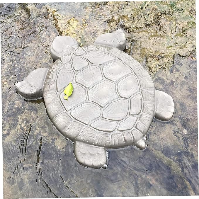 Stepping Stone Molds for Concrete & Cement 17x15'' Turtle Statue Concrete Mold Easy-to-Use DIY Stepping Stone Mold Concrete Molds and Forms for Garden Walkways and Pathways