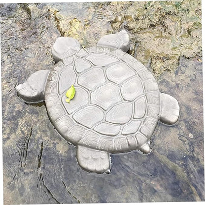 Stepping Stone Molds for Concrete & Cement 17x15'' Turtle Statue Concrete Mold Easy-to-Use DIY Stepping Stone Mold Concrete Molds and Forms for Garden Walkways and Pathways
