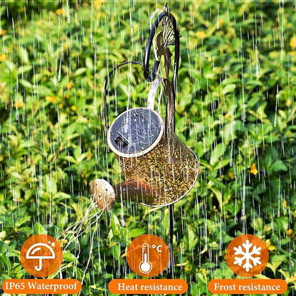 SRNPMIU Solar Watering Can Light, Solar Outdoor Decorative,Garden Decor Lights for Yard, IP65 Waterproof Hanging Lantern Landscape Lights, Garden Gifts for Mom, Grandma Women Birthday