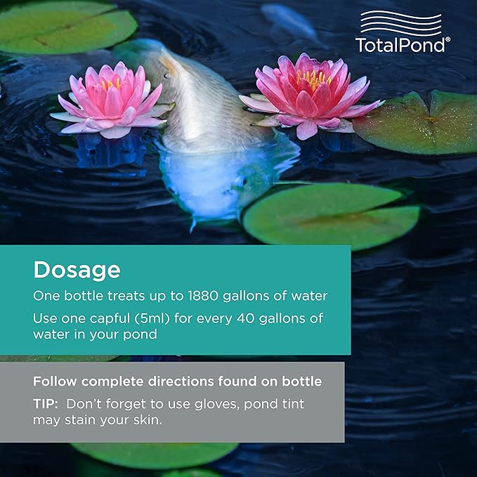 TotalPond Pond Blue, 8-Ounce (Pack of 2)