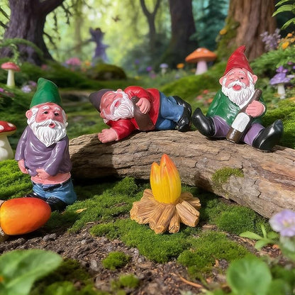 mini Gnomes, Fairy Garden Accessories,Fairy Garden,mini Gnomes Figurines,gnome Figurines,mini gnome,Small Gnomes Figurines,Miniature Garden Figurines,mini Resin Gnomes,Small gnome