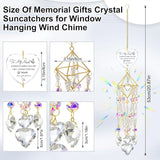 AceOrbit Mom Thank You Gift, Crystal Suncatchers for Window Hanging Wind Chime Garden Suncatchers Rainbow Indoor Outdoor Decor Unique Mom Birthday Gifts from Daughter, Happy Mother's Day