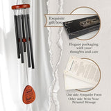 SteadStyle Memorial Gifts Wind Chimes - Sympathy Gifts for Loss of Loved One, Gifts for Who Loss of Dad, Mom, Brother, Friend, Sympathy Bereavement Gift Baskets Home Outdoor Garden Patio Decor 25.5 In