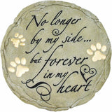 Spoontiques - Garden Décor - No Longer By My Side Stepping Stone - Decorative Stone for Garden, 9.63" Diameter
