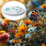 AceOrbit Butterfly Puddler Garden Stone Butterfly Bath Watering Feeder Station Attracts Pollinator Butterflies with Water & Mineral Holder for Garden Lawn Decor