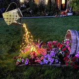 Solar Watering Can Lights, Large Retro Metal Hanging Solar Lights Outdoor Waterproof, Mother's Day Birthday Gifts for Women Mom Grandma Garden Yard Light LED Decoration Outside for Porch Lawn Patio