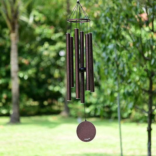 Vanquer Wind Chimes for Outside Deep Tone - 38'' Wind Chimes Outdoor Clearance, Deep Tone, Windchimes Outdoors, Memorial,Wind Spinner, Sympathy Gift, Patio, Home Décor (Bronze)