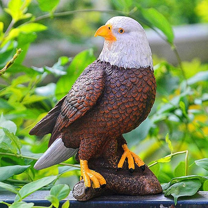 Cute Statues Garden and Yard Statue Bald Eagle Hanging Bird Backyard Decor