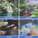 Classic Koi Pond Filter Pad, 18” x 72" Thick Aquarium Filter Floss Reusable Cut to Fit Aquarium Media Pad for Outdoor Koi Ponds, Aquariums, Fish-Safe Polyester Material