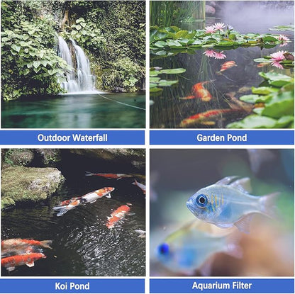 Classic Koi Pond Filter Pad, 18” x 72" Thick Aquarium Filter Floss Reusable Cut to Fit Aquarium Media Pad for Outdoor Koi Ponds, Aquariums, Fish-Safe Polyester Material