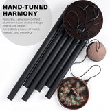 Vanquer Large Wind Chimes for Outside Deep Tone - 34'' Wind Chimes Outdoor Clearance, Windchimes Outdoors, Hummingbird Wind Chime,Sympathy Gift, Patio, Home Décor, Vintage Black (34" Hummingbird)