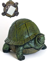 Gift Essentials Stocky Turtle Garden and Patio Decor and Key Hider - Holds 2 Hidden Keys Outside, Secret Hidden Door Underneath