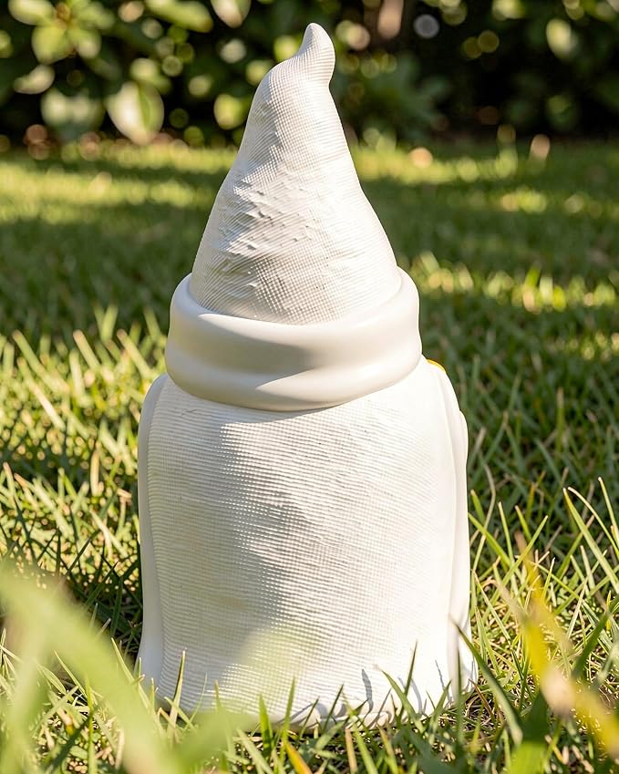 Leverse Middle Finger Decor Statue, 5.9in Smoking Wizard Dwarf- Funny Garden Gnomes Outdoor Decorations for Lawn Patio Yard Home Decor Easter Halloween