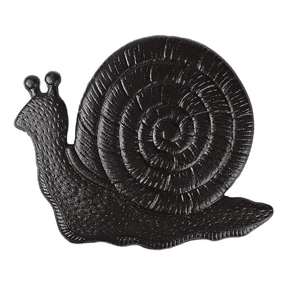 BRASSTAR Cast Iron Snail Shape Stepping Stone Stepping Footstone for Garden Path, Lawn, Yard, Patio, Farmland, Door Entrance, Outdoor Decor TQGJPT362