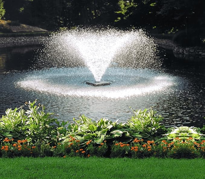 Scott Aerator DA-20 Display Pond Aerator – 1/3 Horse Power 230V 70ft Cord | Aerating Pond Fountain | Pond Aerator Pump for Small Ponds | Pond Aeration System | Made in USA