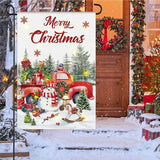 Breling Seasonal Garden Flags Set of 12 Double Sided 12 x 18 Inch Yard Flags with Solar Lights, Holiday Decorations for Outside, 4th of July, Spring, Summer