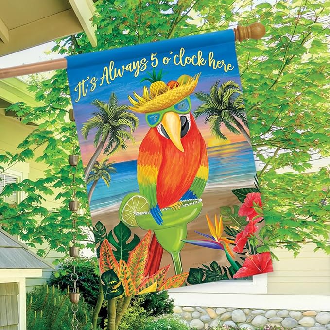 Briarwood Lane Don't Tread On Me Gadsden Applique & Embroidered House Flag