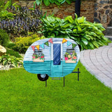 Briarwood Lane Spring Camper Metal Art