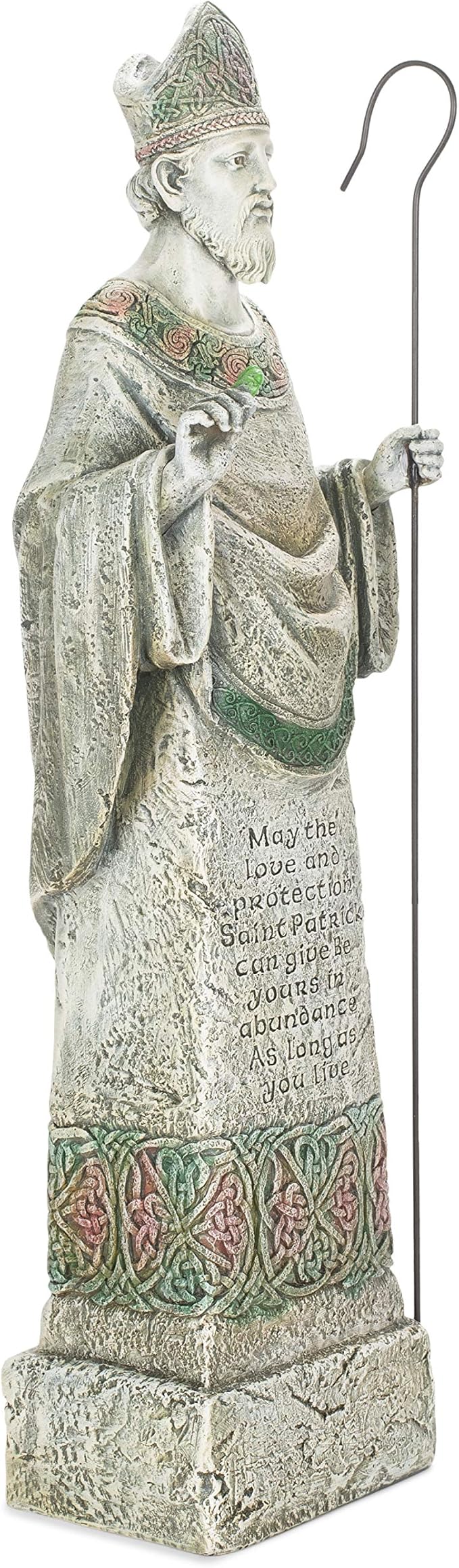 Joseph's Studio by Roman, 26.5" H St. Patrick Garde Statue, Patron Saint, Outdoor Décor