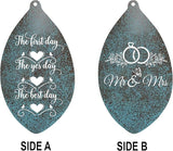 ASTARIN Personalized 20th 50th Anniversary Wind Chime, Happy Anniversary Wedding Valentine's Day Gift for Wife Husband Men Women, Golden Keepsake Decorations for Parents Couples(Produced in USA)