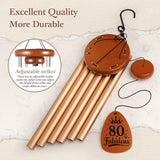 Leebbsin Birthday Gifts for Women, 80th Birthday Gifts Wind Chimes, Happy 80 Years Old Gift for Women Friendship, Best Friends, Coworker, Sister, Mom, Wife, Female, Best Gift Ideas-Lagre 36''