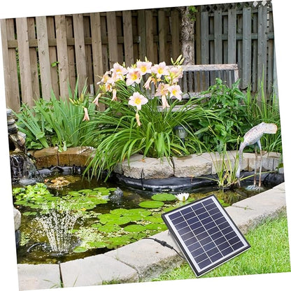 POPETPOP Solar Fountain Set Solar-powered Outdoor Water Pump 380l/h Durable Easy to Clean