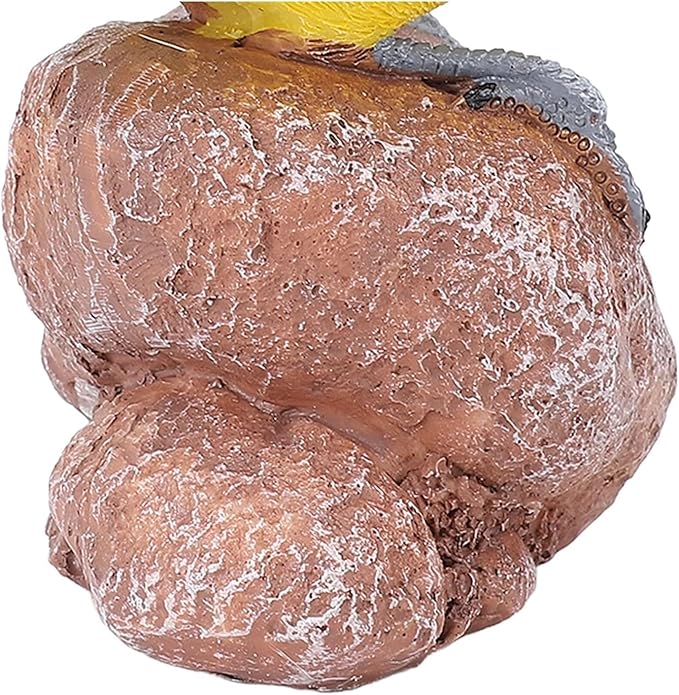 Cute Statues Garden Bird Statue Outdoor Statues On The Stone Ornament Backyard Decor(On the Stone)