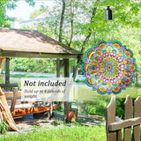 Aoedelyart Solar Powered Wind Spinner Motor Eco-Friendly,Outdoor Solar Energy Operated Hanging Display Mobile Rotating Motor for Sun Catchers,Wind Chime,Garden Decor,Hanging Ornament-Black