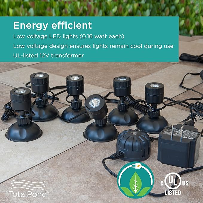 TotalPond LED Light Set, Mini, Set of 6