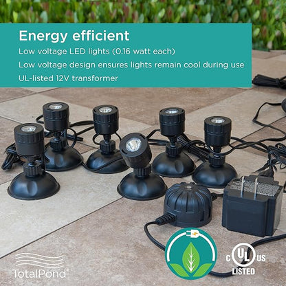 TotalPond LED Light Set, Mini, Set of 6