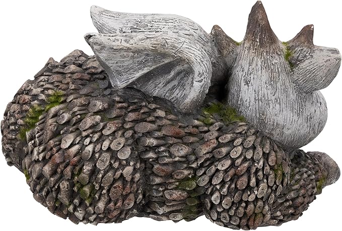 Northlight Sleeping Dragon Outdoor Garden Statue - 14.25"
