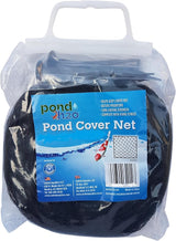 Medium Water Garden Koi Fish Pond Heron Defense Kit, Includes Heron Decoy and Pond Cover Netting, Protects Koi Fish from Blue Heron Birds, Cats & Predators – Reusable & Stakes Included