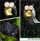 SRNPMIU Solar Lights Outdoor Decor, Solar Owl Yard Decorations Outdoor, Garden Decorative, IP65 Waterproof, Gifts for Women Mom, for Yard Patio Lawn Pathway Landscape