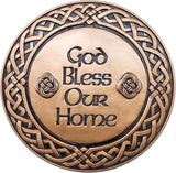 Spoontiques - St. Patrick's Day Garden Décor - God Bless Our Home Step Stone - Decorative Stone for Garden