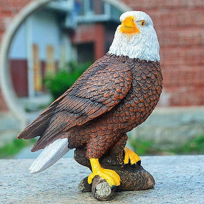 Cute Statues Garden and Yard Statue Bald Eagle Hanging Bird Backyard Decor