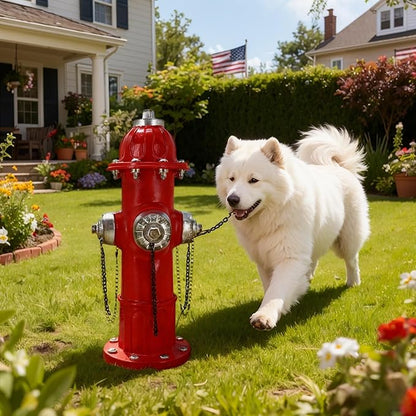 Fire Hydrant for Dogs to Pee On Outdoor Resin Dog Pee Post Yard Decor Funny Fake Fire Hydrant Dog Training Statue for Garden Patio Lawn Ornament Backyard Decoration for Puppies