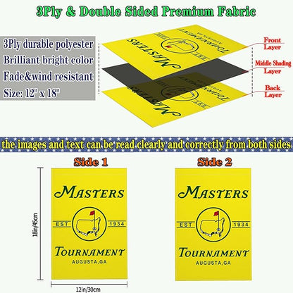Golf Garden Flag 12x18 Inch Outdoor Funny Golf Posters Decor Flags for Home Yard Patio Lawn Party Decorations