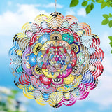 Wind Spinners Outdoor，Wind Spinner for Yard and Garden,3D Wind Spinner Butterfly Gifts for Mother/Friend/Boyfriend/Wife/Grandma,Outdoor Garden Decor Kinetic Yard Art Decoration