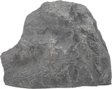 Gardenised Decorative Outdoor Weather-Resistant Artistic Artificial Faux Stone Rock, Garden Patio Granite Grey Fiberglass Stone, Charm Shaped