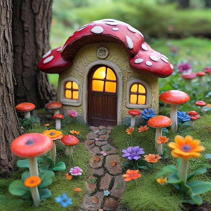 Fairy Garden Walkway Path, Fairy Garden Pathway, Fairy Garden Accessories, Stone Path, Dollhouse Road Way, Micro Miniature Path Road for Fairy Garden, Enchanted Garden Path