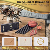 Wind Chimes for Outside – Memorial Wind Chimes 32" for Loss of Loved One with Leaf Spinner, Bereavement & Sympathy Gift, Soothing Tones, Bronze Finish