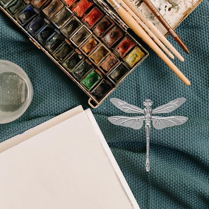 Abaodam 20Pcs Metal Dragonfly Sculpture Wall Art for Garden Decoration 2.75In Handmade Iron Dragonfly Figurine Outdoor Patio Home Decor Diy Craft Project