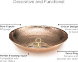 Good Directions 479P Rain Chain Basin Large 16-1/2 Inch Diameter, 4 Inches High, 100% Pure Copper