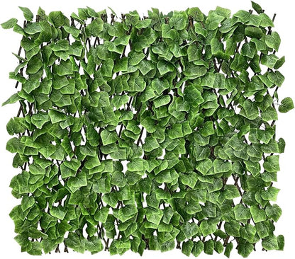 Expandable Fence Privacy Screen for Balcony Patio Outdoor,Decorative Faux Ivy Fencing Panel,Artificial Hedges (Single Sided Leaves)…2