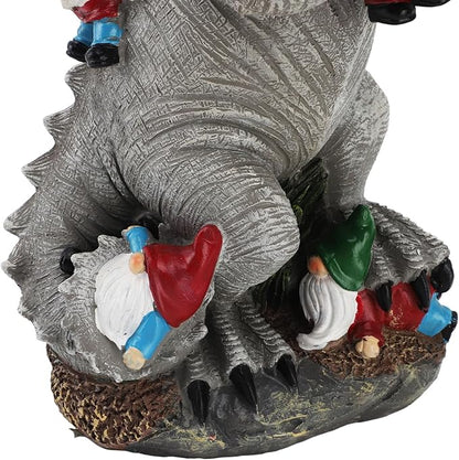 Outdoor Dinosaur Statue, Hand Crafted Ornament, Weather Resistant, Lifelike Appearance, Ideal for Garden Yard Patio Decor