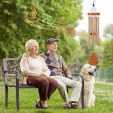 Mom Wind Chime for Outside: Thoughtful Birthday Mother's Day Christmas Thank You Gifts for Mom, Outdoor Metal Wind Chime, Home Garden Patio Yard Decor