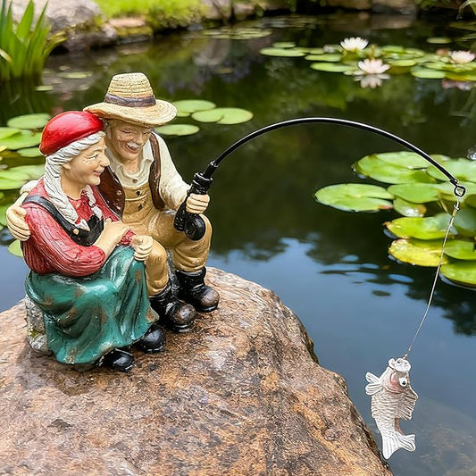 Teaeeno Couple Decor Outdoor, Timeless Moments for A Lifelong Partnership, Gift for Valentine, Wedding Anniversary
