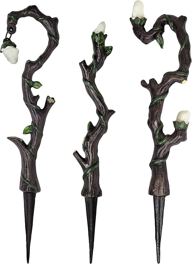 Lulu Decor, 100% Cast Iron Fairy Lamps Garden Decor Fairy Garden Accessories
