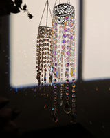 Crystal Chandelier Suncatchers for Indoor Windows Hanging Sparkly Decorations with Prism Beads Sun Catcher Rainbow Maker Home Decor